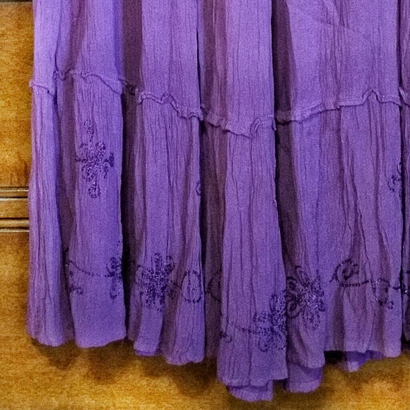 Boho Full Length Skirt 'Bobbie Brooks' - Picture 2 of 4